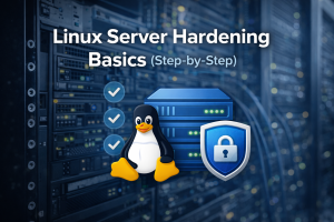 Linux server security hardening checklist in a modern data center